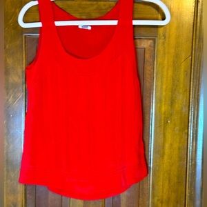 Vintage fossil 100% silk tank size XSmall EUC